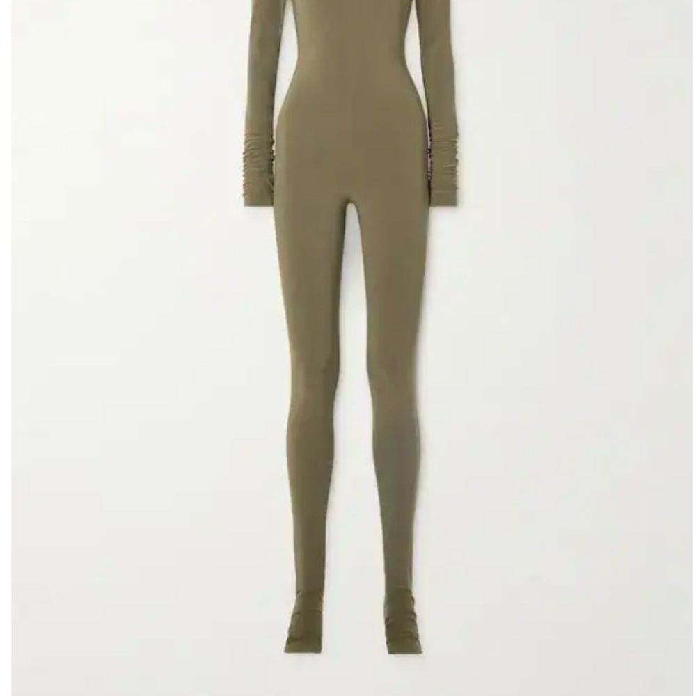 Norma Kamali Black Long Sleeve Jumpsuit
